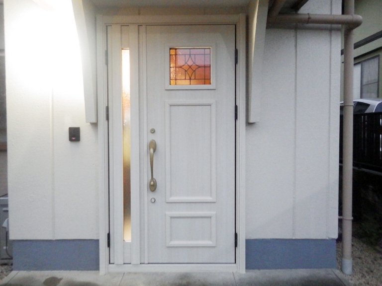かんたんドアリモ玄関ドア(E02/色:ﾊﾞﾆﾗｳｫｰﾙﾅｯﾄ)